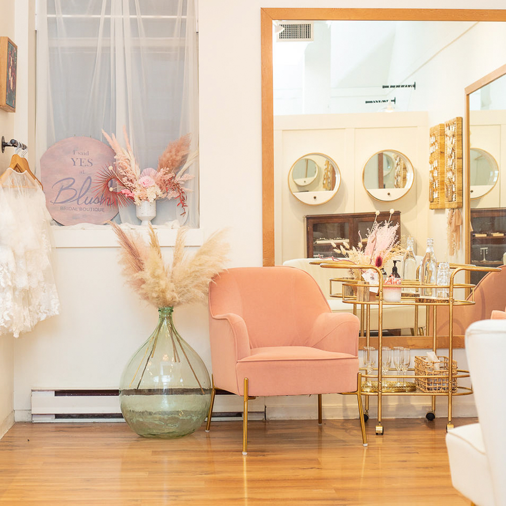 Blush bridal boutique sales
